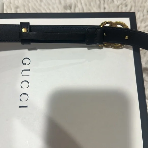 WOMEN’S GG MARMONT THIN BELT - Picture 14 of 14